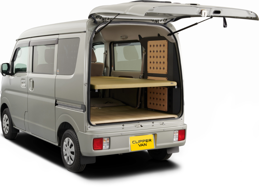 クリッパー バン マルチラック（ベッドマット付車）
