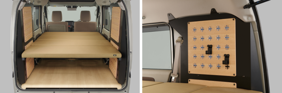 クリッパー バン マルチラック（ベッドマット付車）